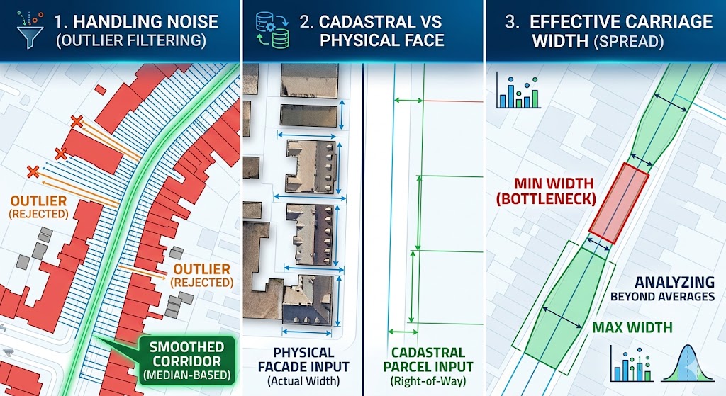 Ensuring Robustness in Urban Analytics (Urban Street Width Calculator Tool)